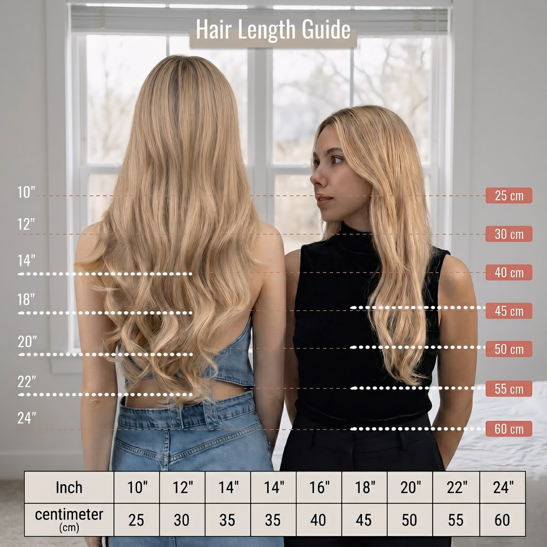 HOW TO CHOOSE YOUR IDEAL EXTENSION LENGTH FOR A FLAWLESS LOOK