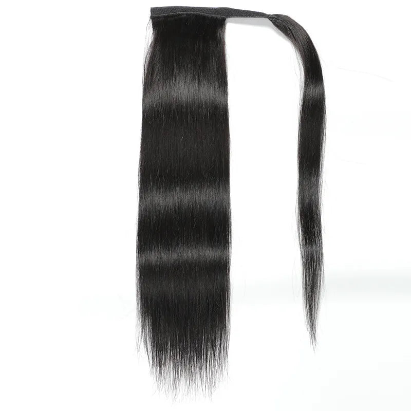 Natural Black premium ponytail(1B)(75g-100g) - ElevateHealthTech
