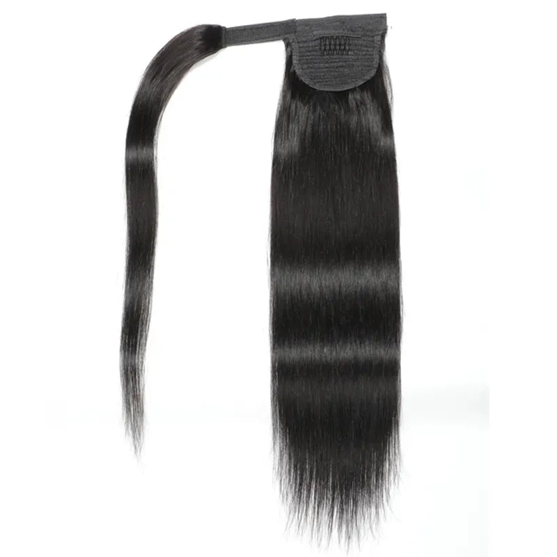 Natural Black premium ponytail(1B)(75g-100g) - ElevateHealthTech
