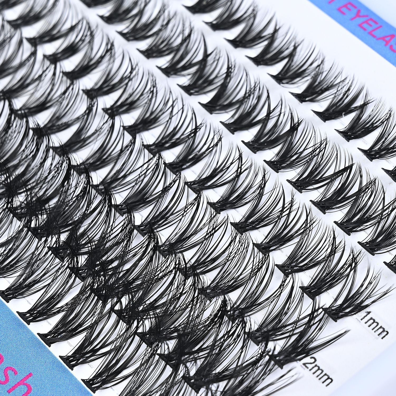 DIY Cluster Lash Extensions Kit – Natural Wispy Volume Lashes (8-16mm) - ElevateHealthTech