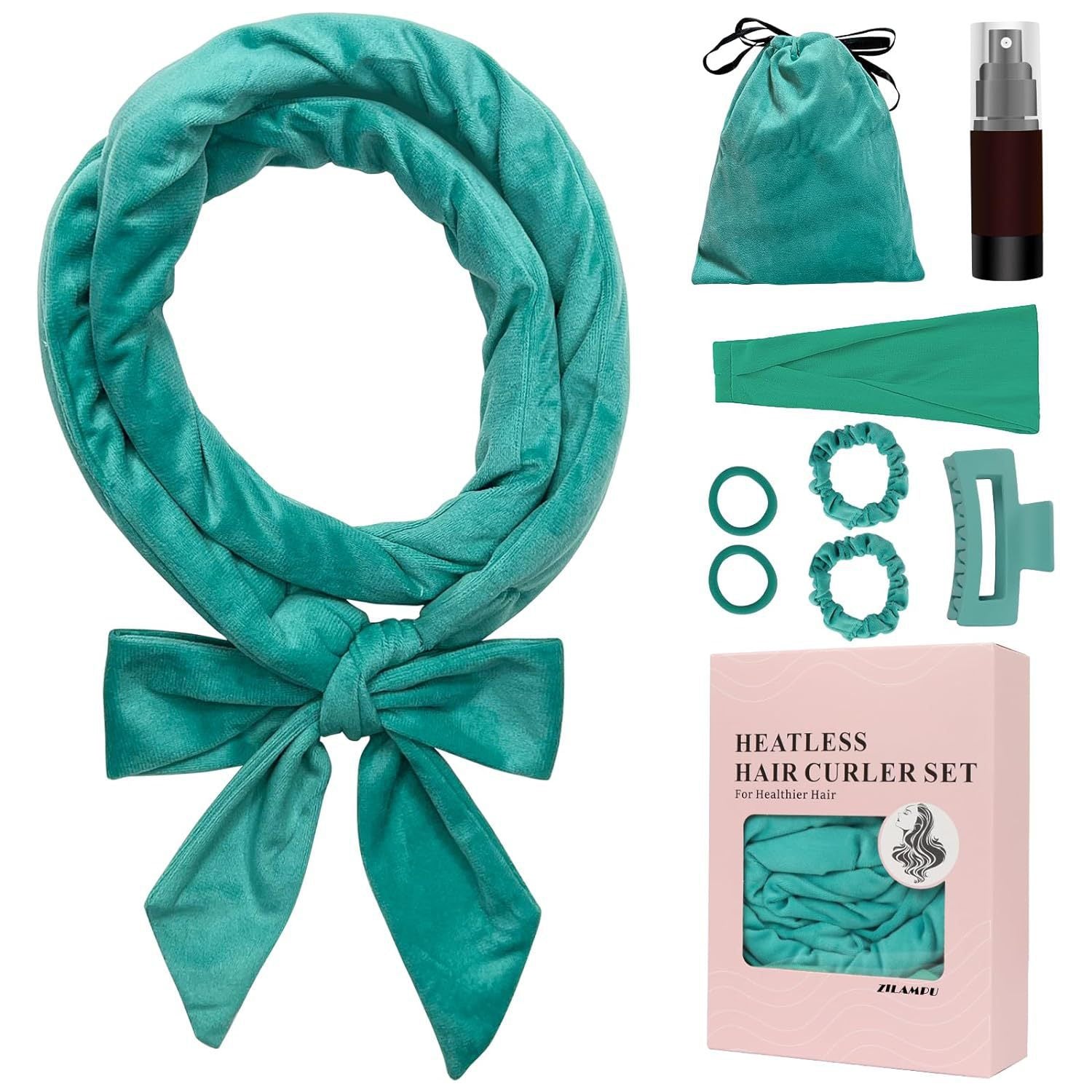 Simple and convenient non-heating curling iron, hair band, hair dresser, big wave hair care, sleep gift box set - ElevateHealthTech