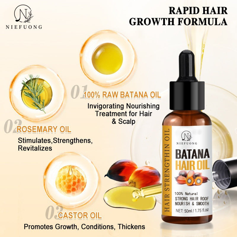 Batana Hair Oil – Deep Repair & Nourishing Hair Treatment for Dry, Damaged Hair (50ml)