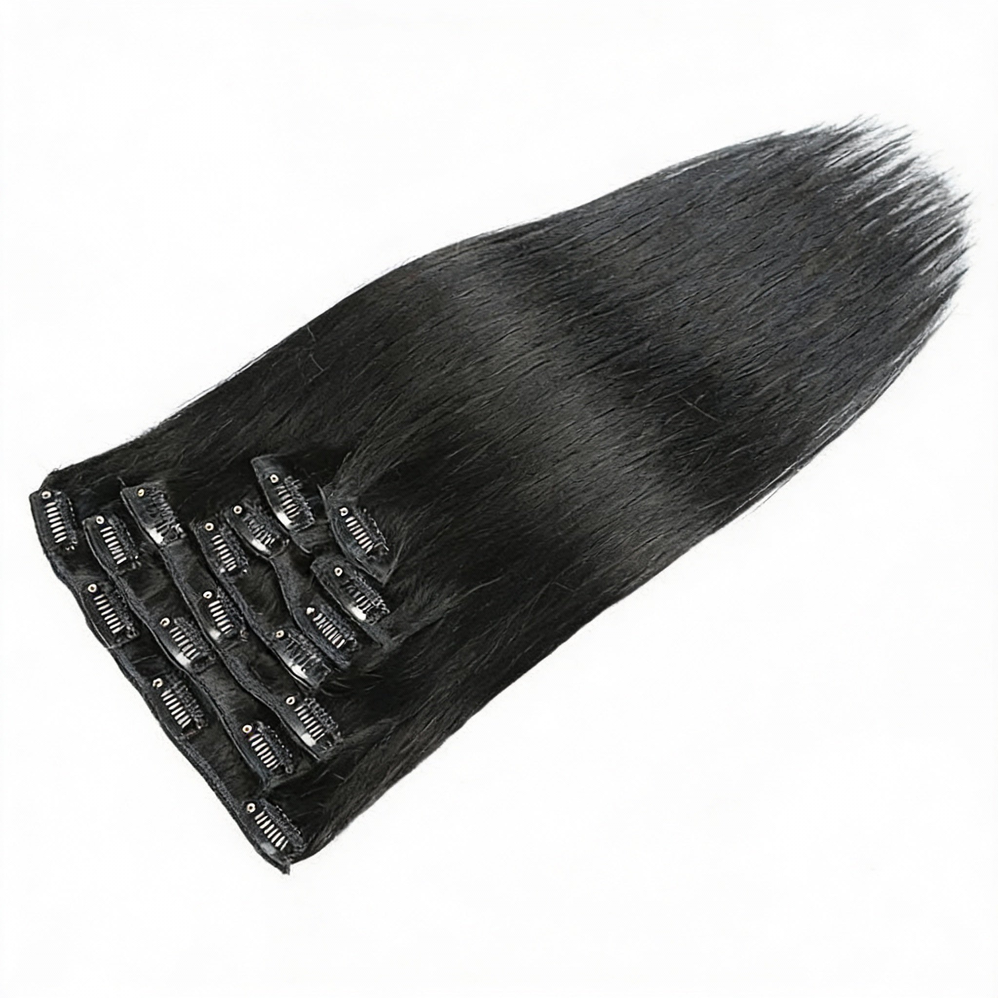 Natural Black /  Classic Clip-Ins (100g-120g) (1B) - ElevateHealthTech
