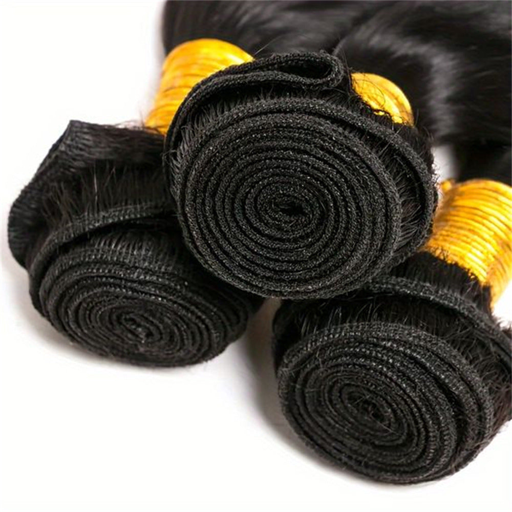 Human Hair Wig Bundles 50g Natural Straight Body Wave Kinky Curly Water Wave - ElevateHealthTech