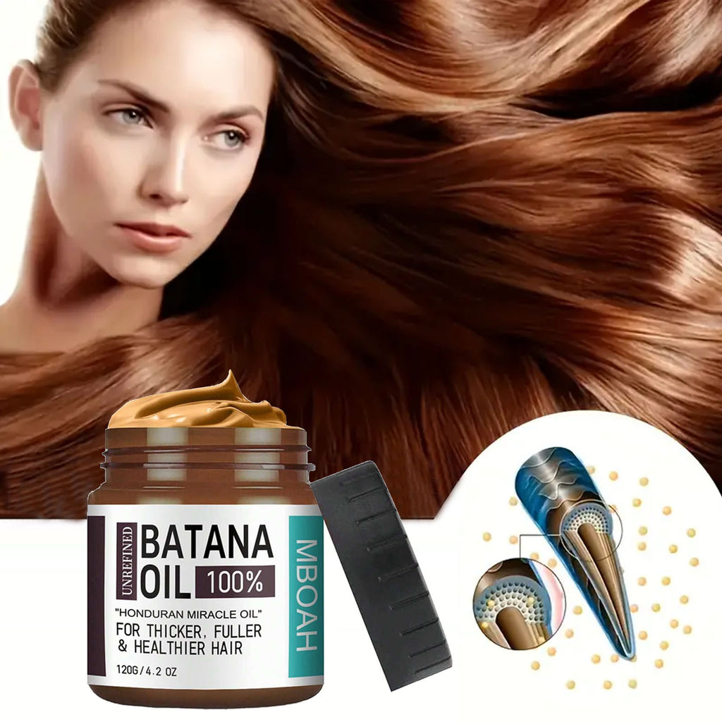 Batana Oil from Honduras – Pure Moisturizing Hair & Scalp Oil for Soft, Shiny Hair - ElevateHealthTech
