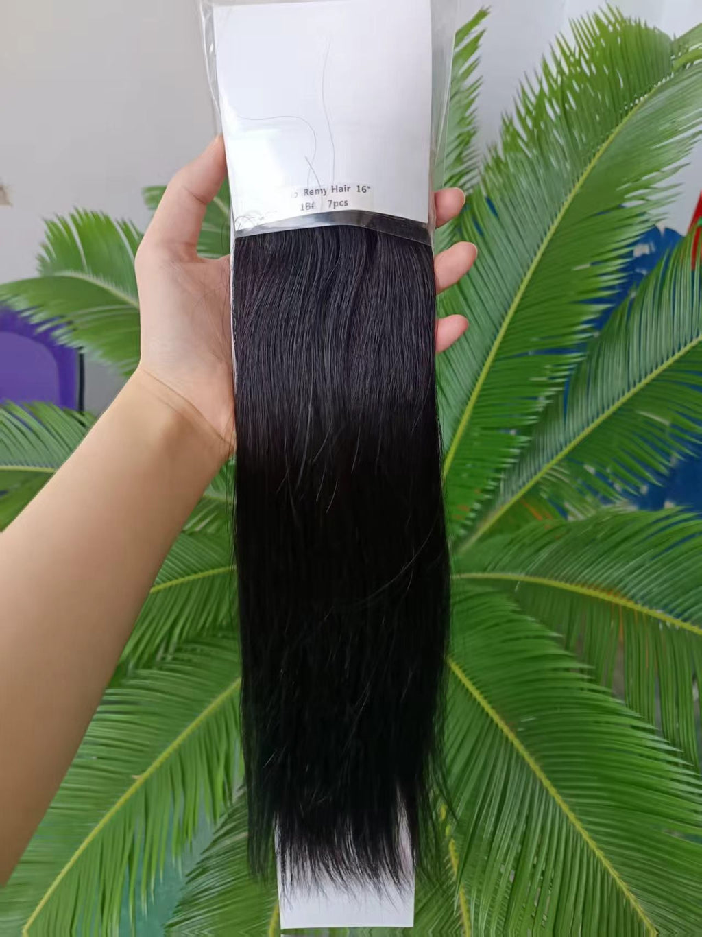 Natural Black Premium Classic Clip-In Hair Extensions  100g–130g(1B) - ElevateHealthTech