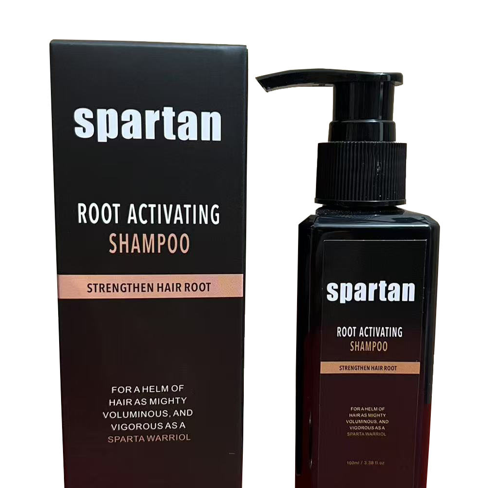Spartan Herbal Shampoo – Hair Thickening & Root Nourishing Formula for Fuller-Looking Hair (100ml)