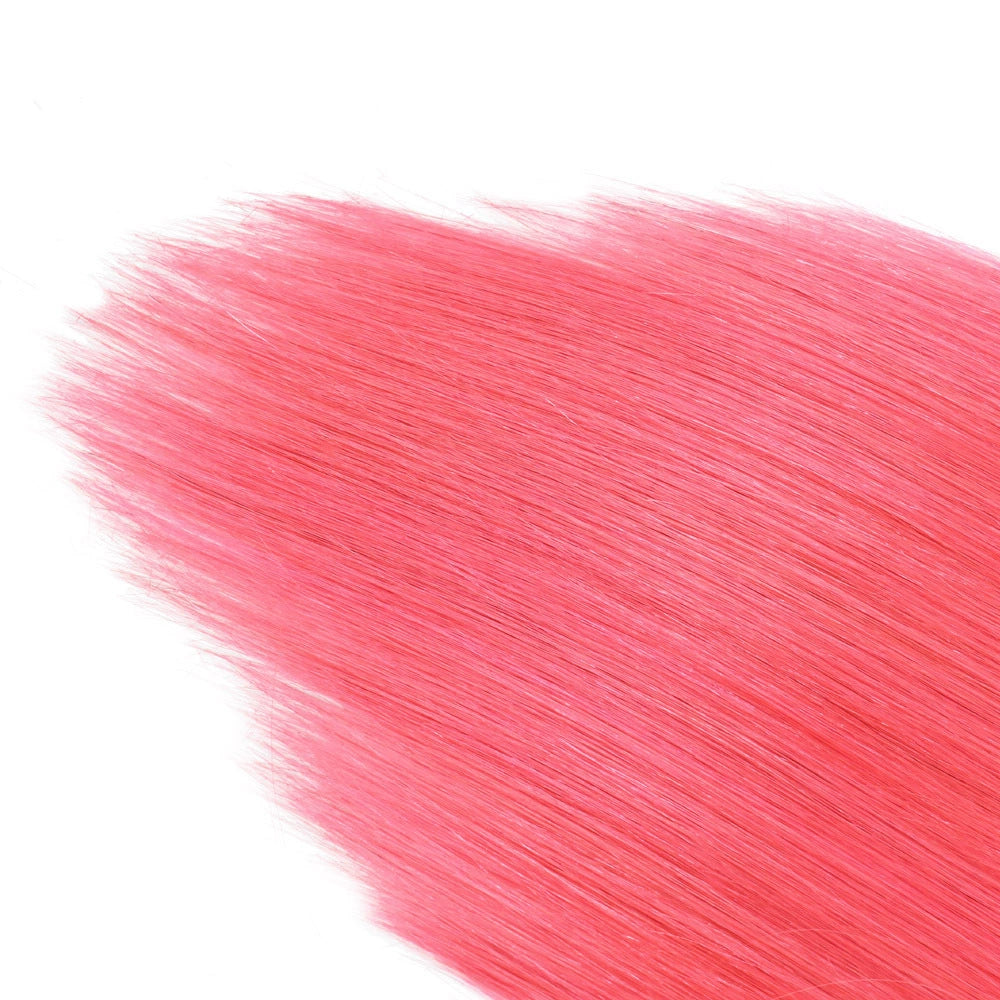 Pink Premium Classic Clip-In Hair Extensions(100g-120g)(#pink) - ElevateHealthTech