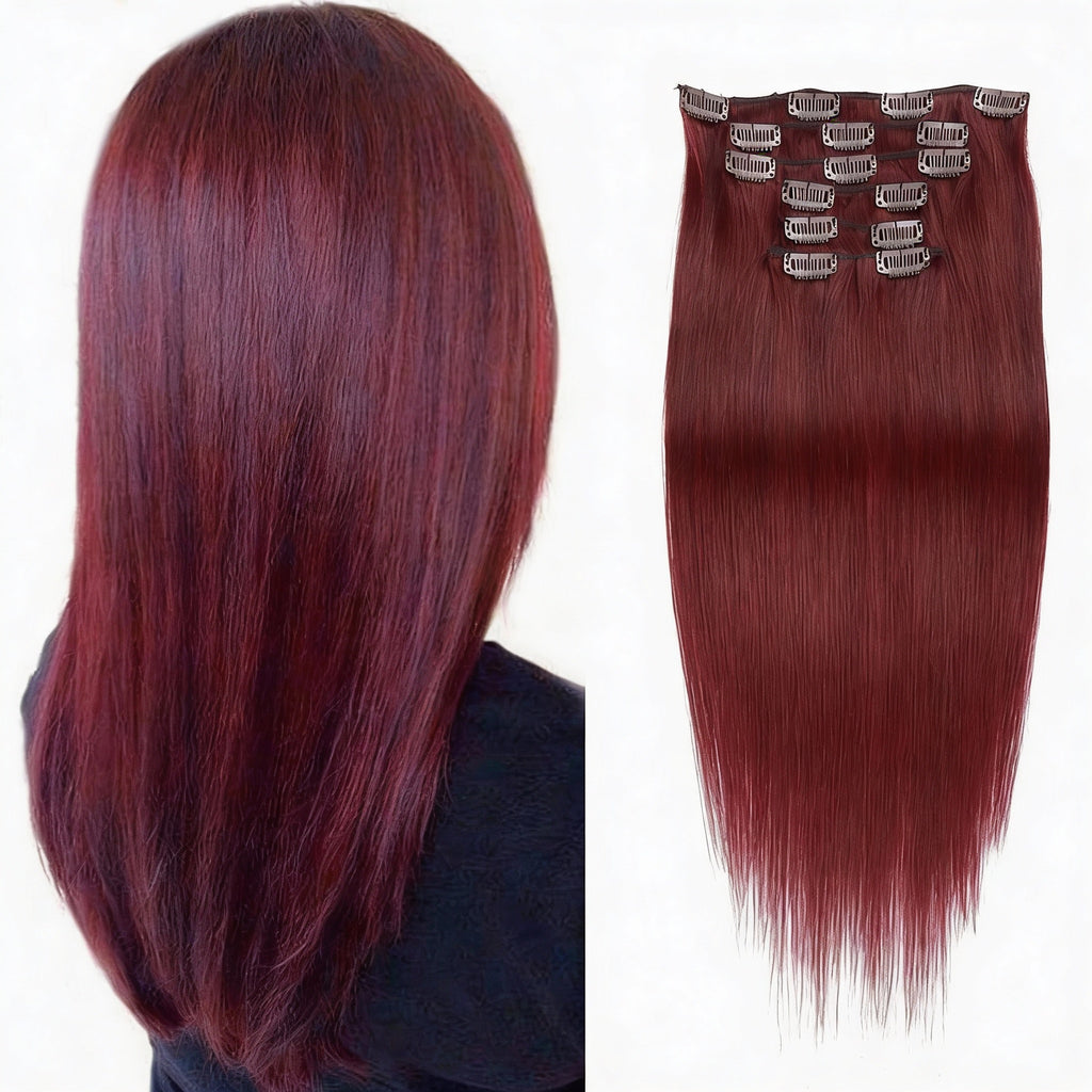 Chestnut Red /  Classic Clip-Ins (100g-120g)(#99j) - ElevateHealthTech
