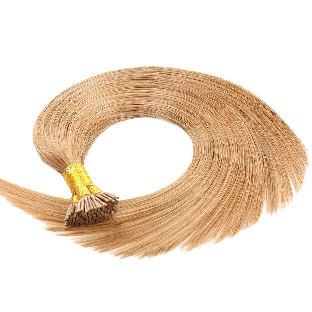 Foxy Blone Premium I-tip Hair Extensions 50g(#27) - ElevateHealthTech