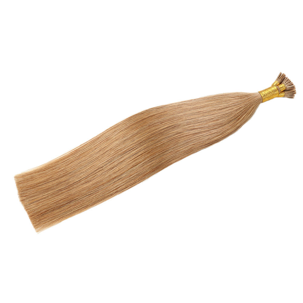 Foxy Blone Premium I-tip Hair Extensions 50g(#27) - ElevateHealthTech