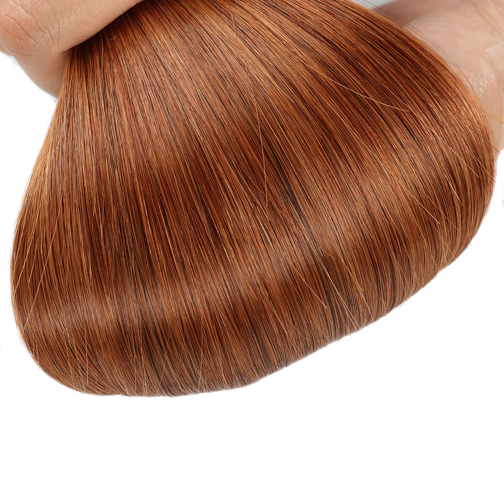 Ginger Premium I-tip Hair Extensions 50g(#30) - ElevateHealthTech
