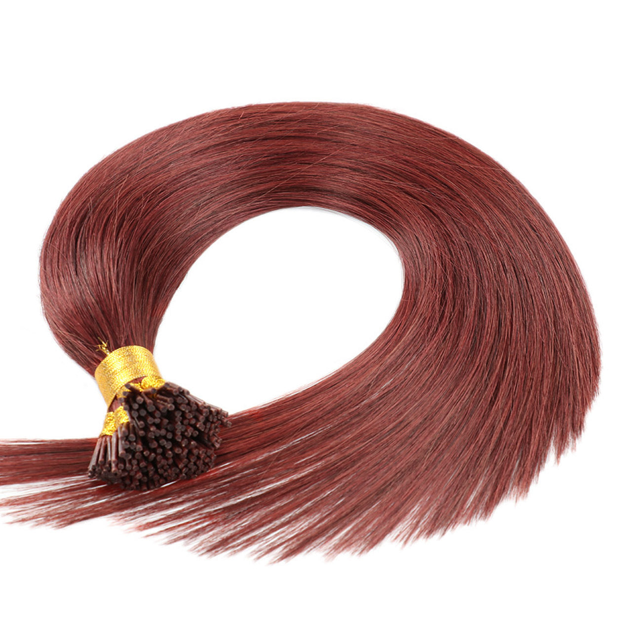 Terracotta Copper Premium I-tip Hair Extensions 50g(#33) - ElevateHealthTech