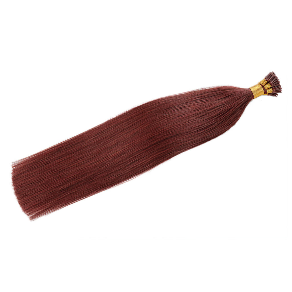 Terracotta Copper Premium I-tip Hair Extensions 50g(#33) - ElevateHealthTech