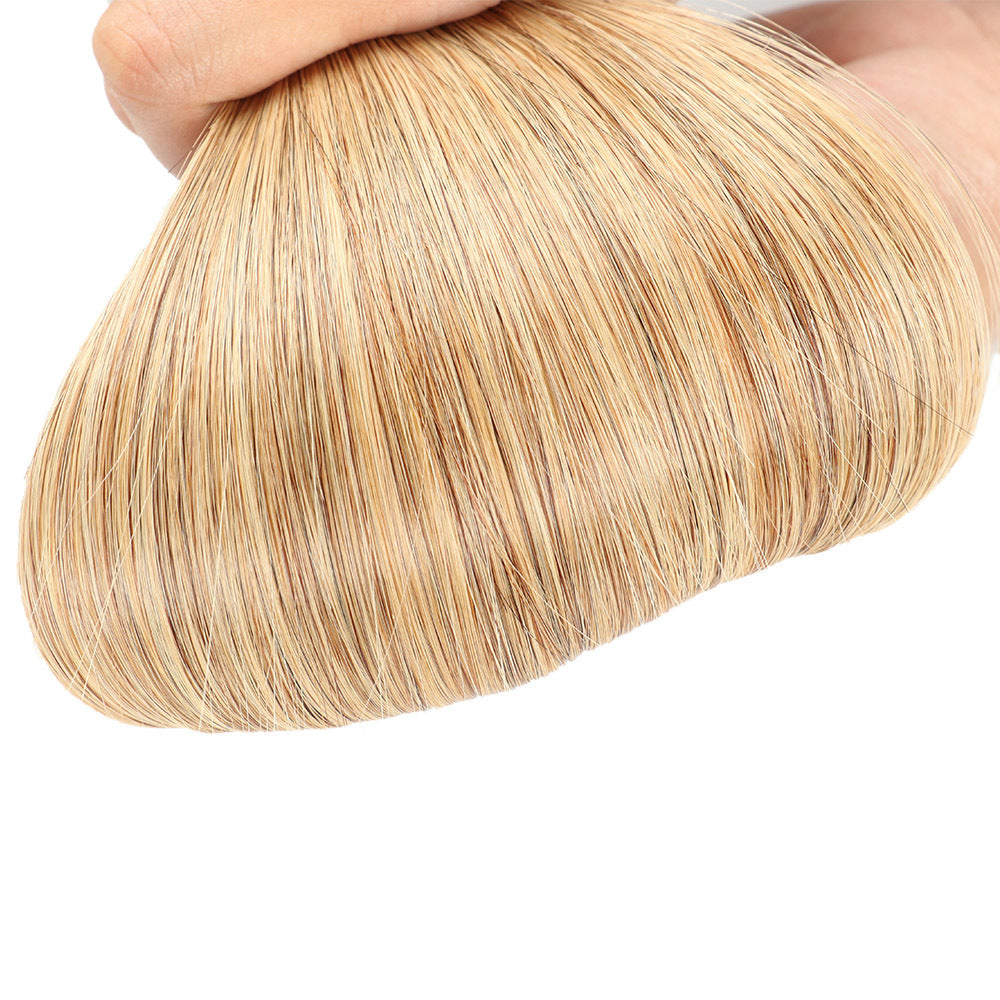 Honey Copper Blonde Premium I-tip Hair extensions 50g(#16) - ElevateHealthTech