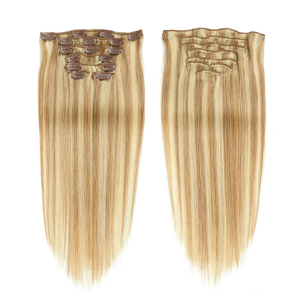 Amber Bronde Highlights / Classic Clip-Ins (100g-120g)(#27/613) - ElevateHealthTech