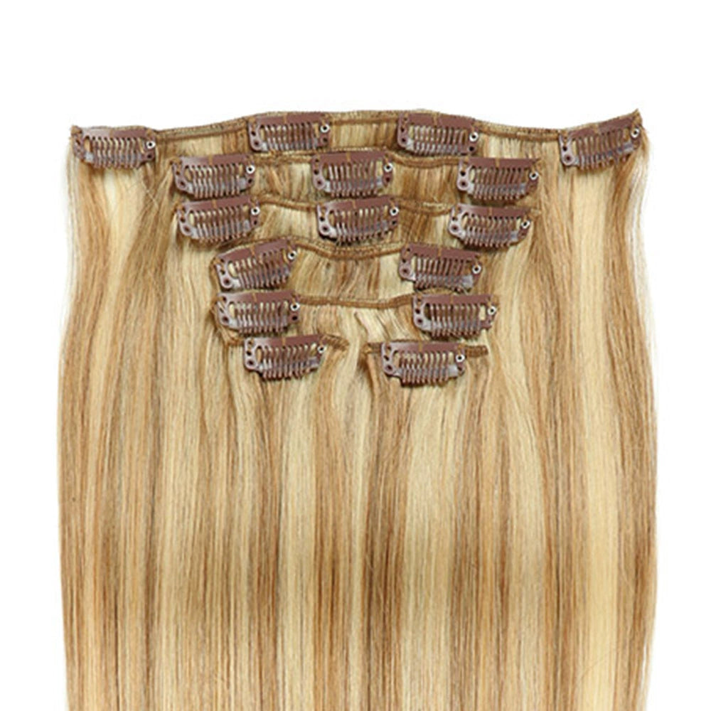 Amber Bronde Highlights / Classic Clip-Ins (100g-120g)(#27/613) - ElevateHealthTech