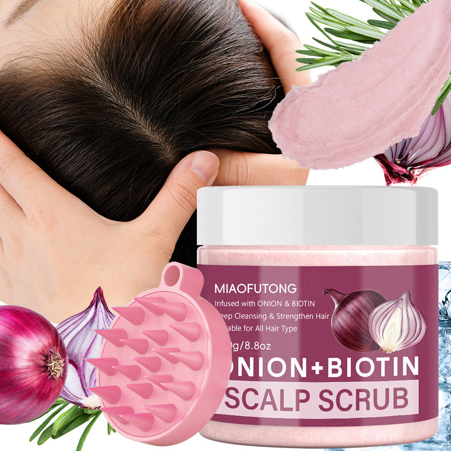 Scalp Scrub & Massage Brush Set – Deep Cleansing Exfoliator for Healthy Hair & Scalp