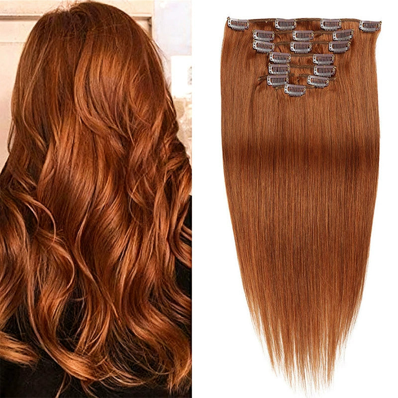 Light Ginger /  Classic Clip-Ins (100g-120g)(#30) - ElevateHealthTech