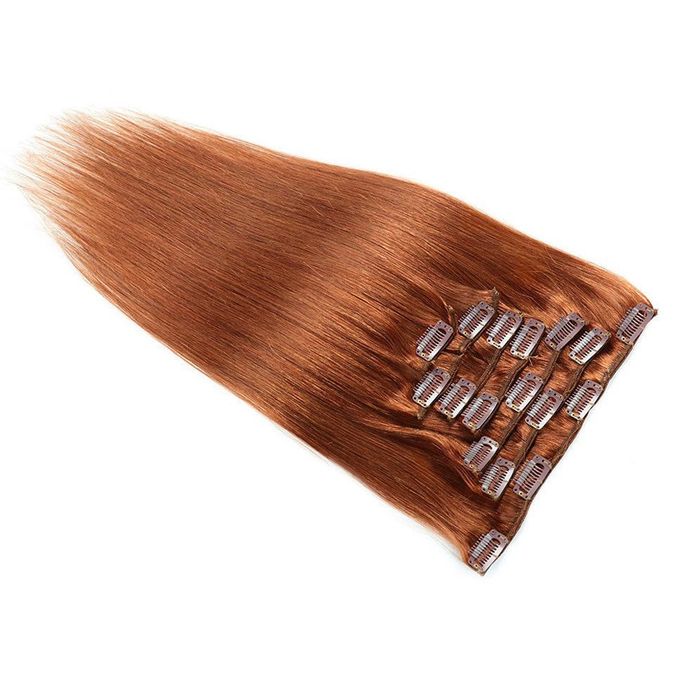 Light Ginger /  Classic Clip-Ins (100g-120g)(#30) - ElevateHealthTech