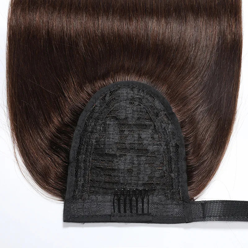 Dark Brown premium ponytail(#2)(75g-100g) - ElevateHealthTech