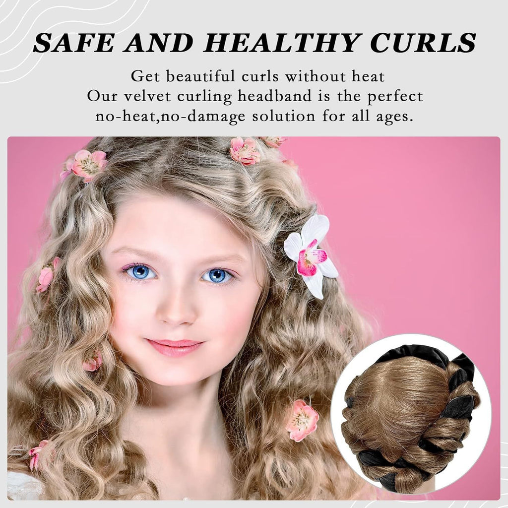 Simple and convenient non-heating curling iron, hair band, hair dresser, big wave hair care, sleep gift box set - ElevateHealthTech