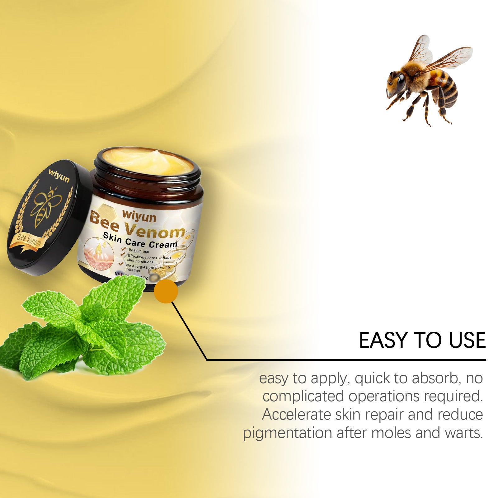 Bee Venom Skin Care Cream – Deep Hydration & Skin-Smoothing Moisturizer for All Skin Types - ElevateHealthTech