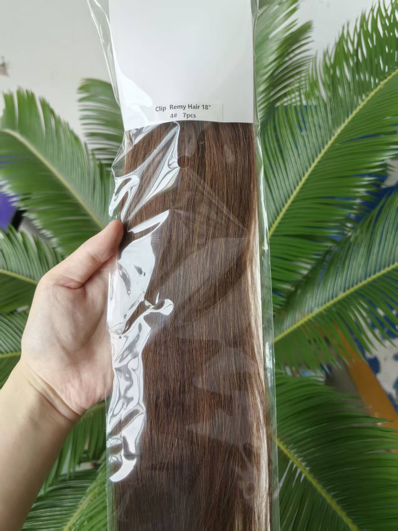 Chocolate Brown Premium Classic Clip-In Hair Extensions (100g-130g)(#4 ) - ElevateHealthTech