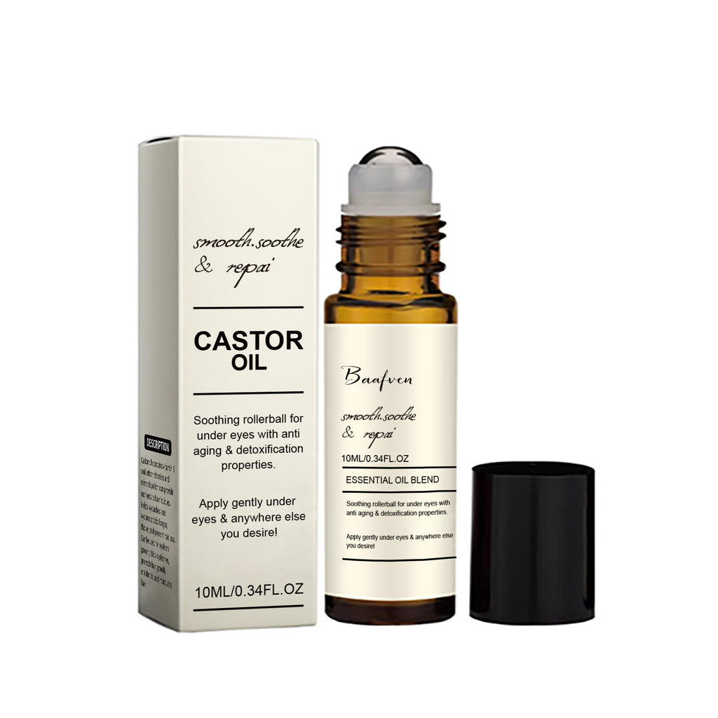 Time Eraser Under Eye Rollerball – Brighten & Refresh with Castor Oil & Frankincense - ElevateHealthTech