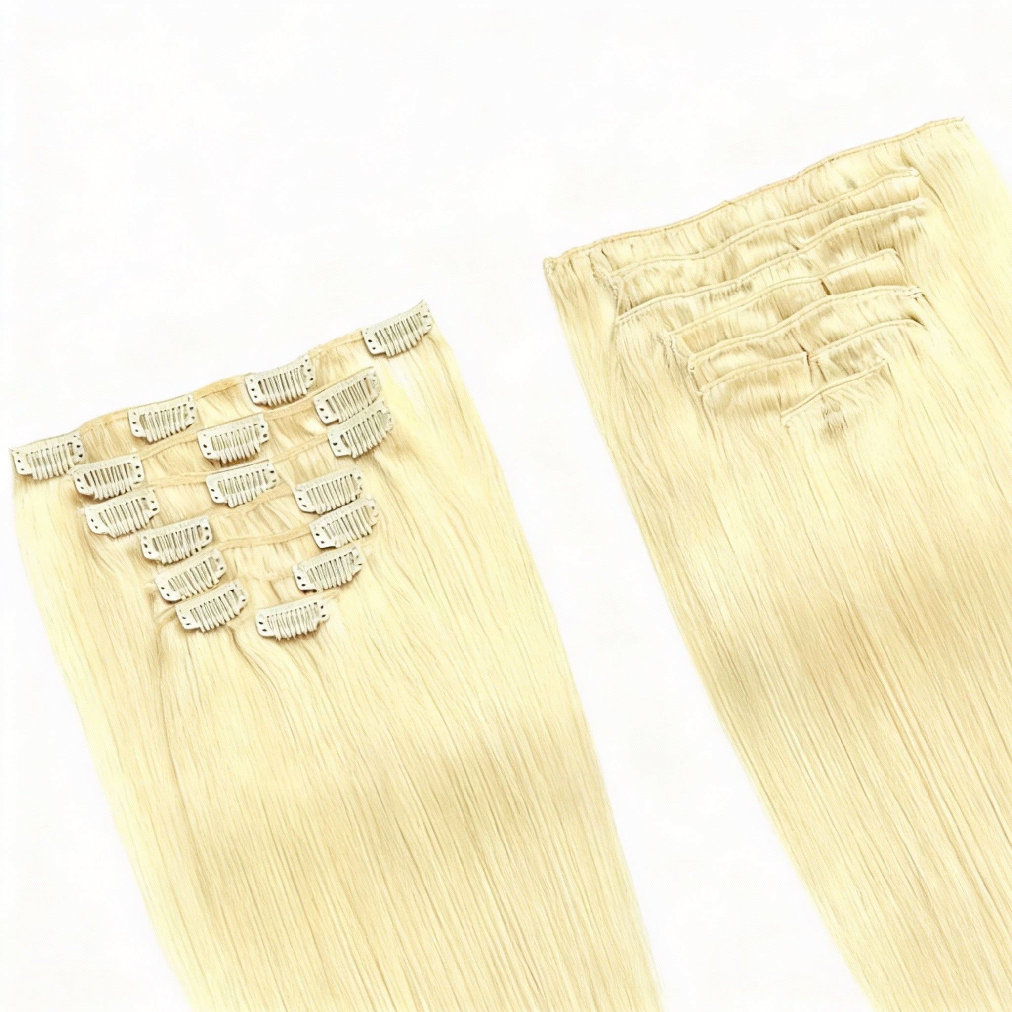 Light Blonde / Classic Clip-Ins (100g-120g)(#613) - ElevateHealthTech