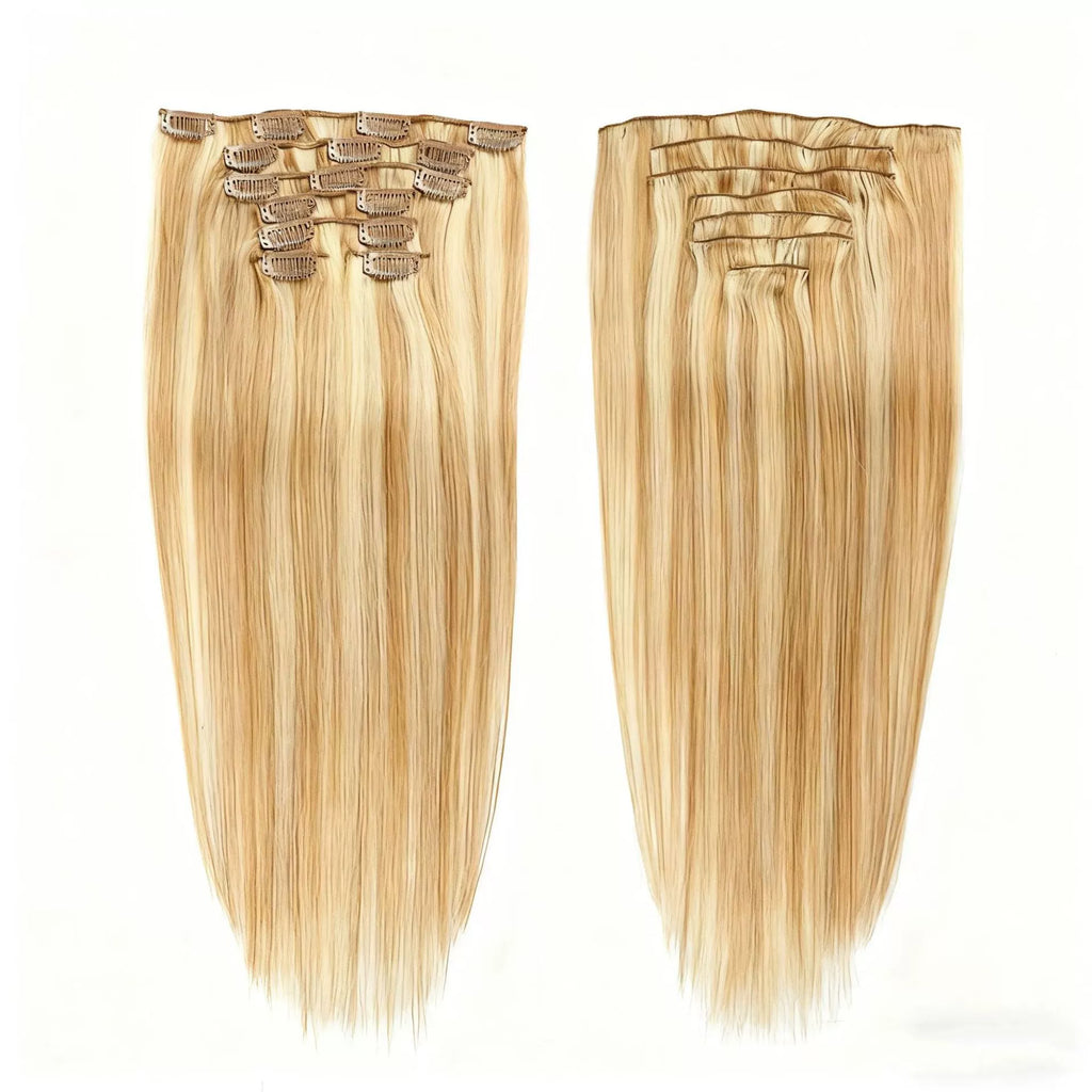Champagne Bronde Highlights / Classic Clip-Ins (100g-120g)(#18/613) - ElevateHealthTech