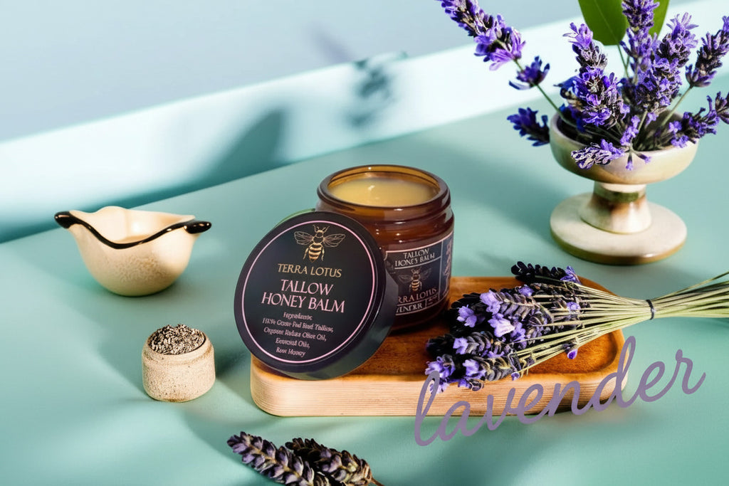 Honey Tallow Balm – Organic Beef Tallow & Raw Honey Moisturizer for Dry Skin - ElevateHealthTech