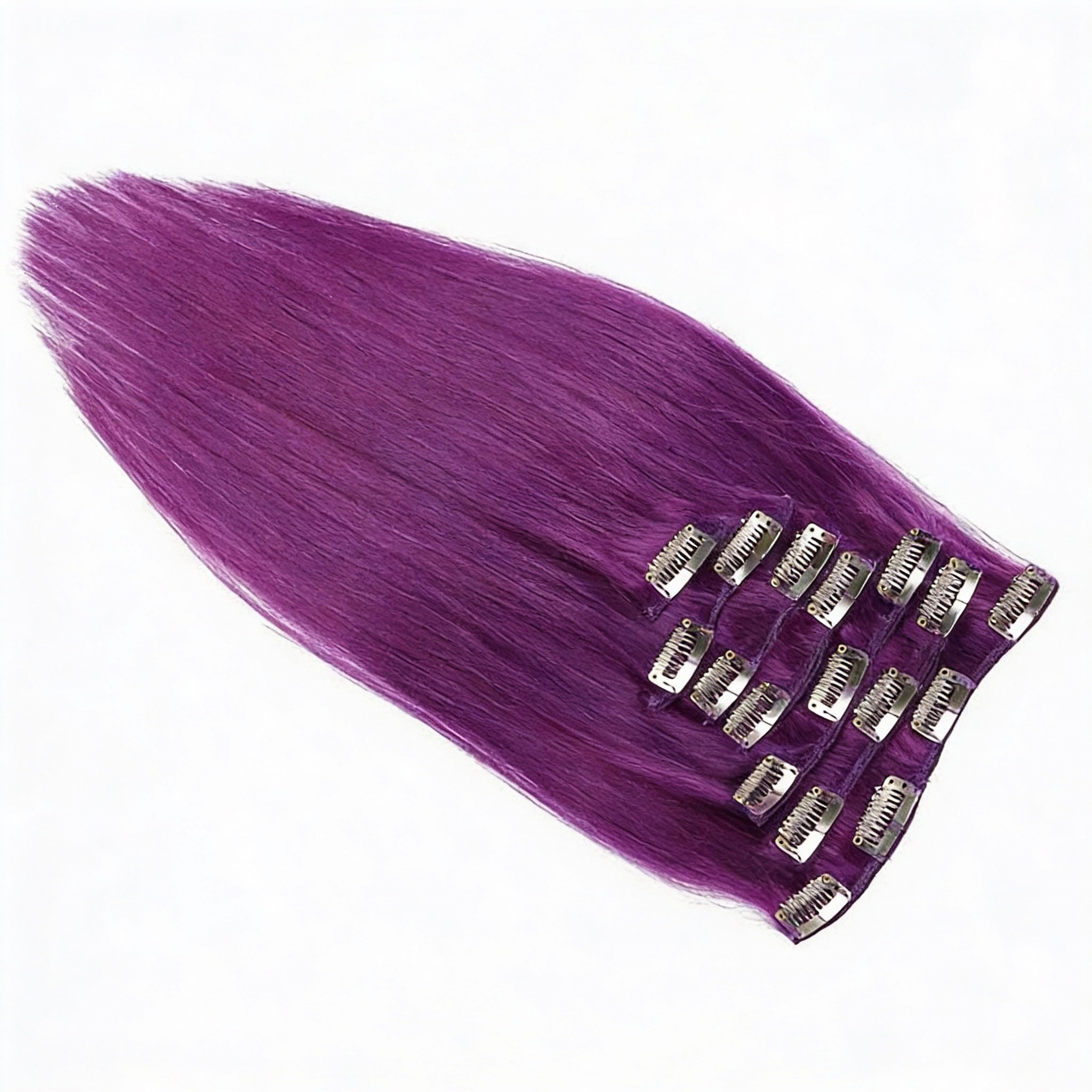 Lila Premium Classic Clip-In Hair Extensions(100g-120g)(#Lila) - ElevateHealthTech