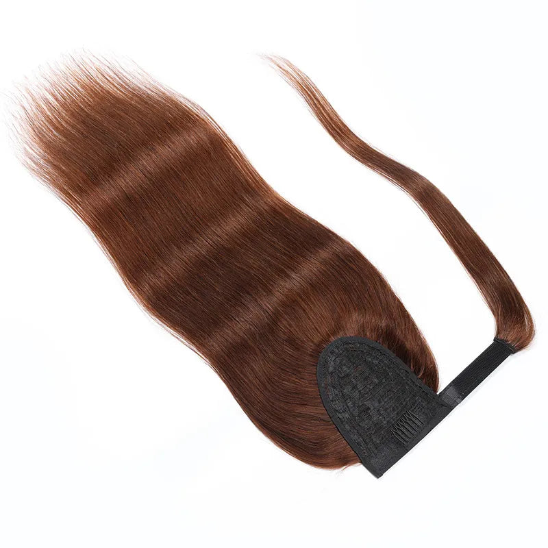 Chocolate Brown premium ponytail(#4)(75g-100g) - ElevateHealthTech