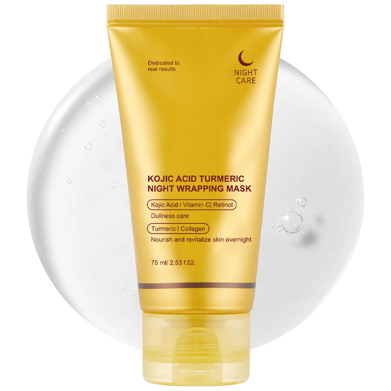 Kojic Acid Turmeric Overnight Peel Off Mask – Korean Skincare for Clearer, Radiant Skin - ElevateHealthTech