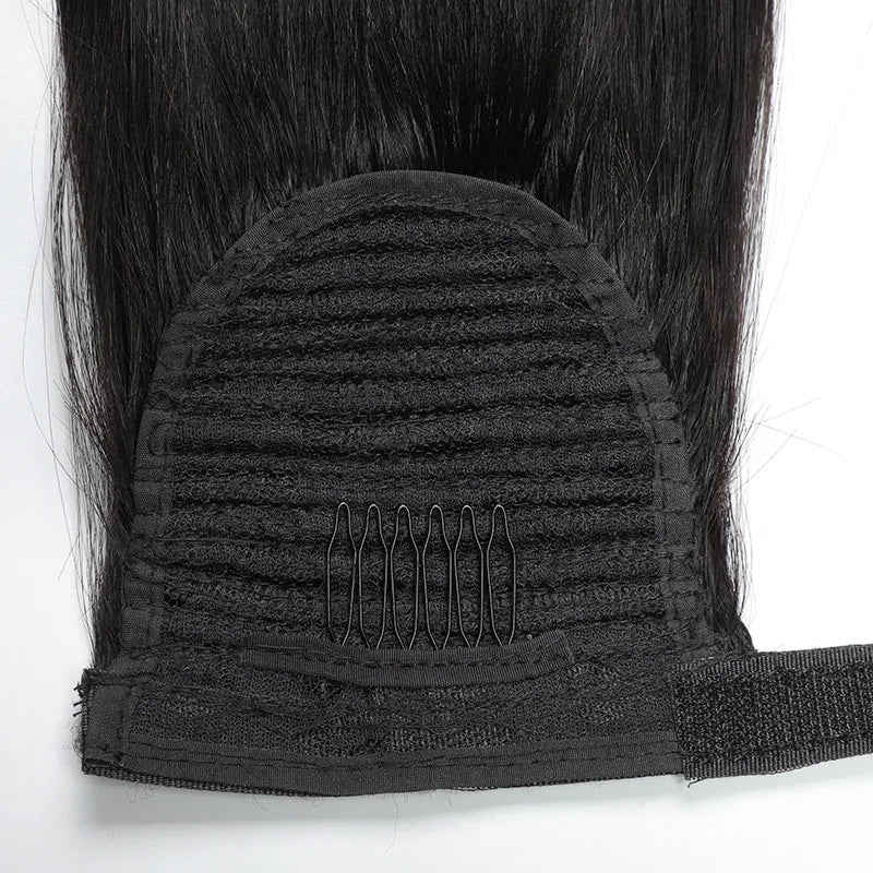Natural Black premium ponytail(1B)(75g-100g) - ElevateHealthTech