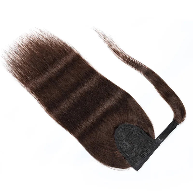 Dark Brown premium ponytail(#2)(75g-100g) - ElevateHealthTech