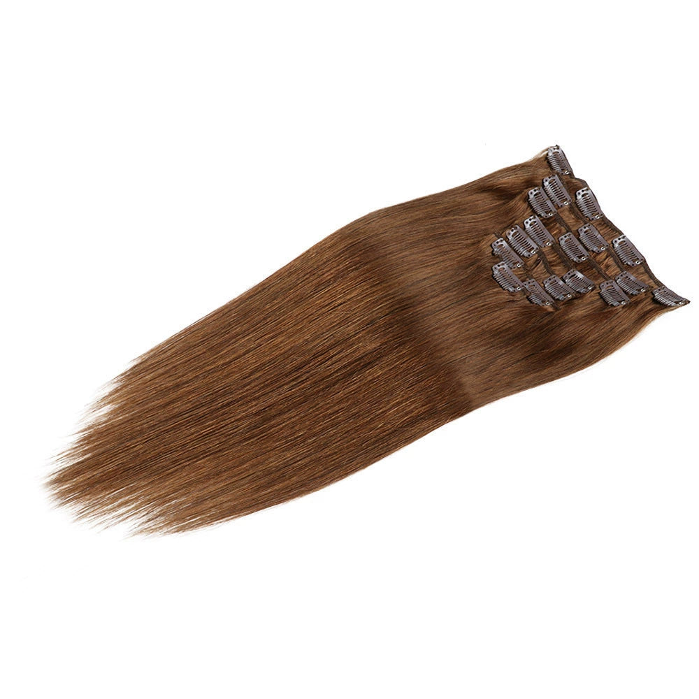 Chocolate Brown / Classic Clip-Ins (100g-120g)( #6) - ElevateHealthTech