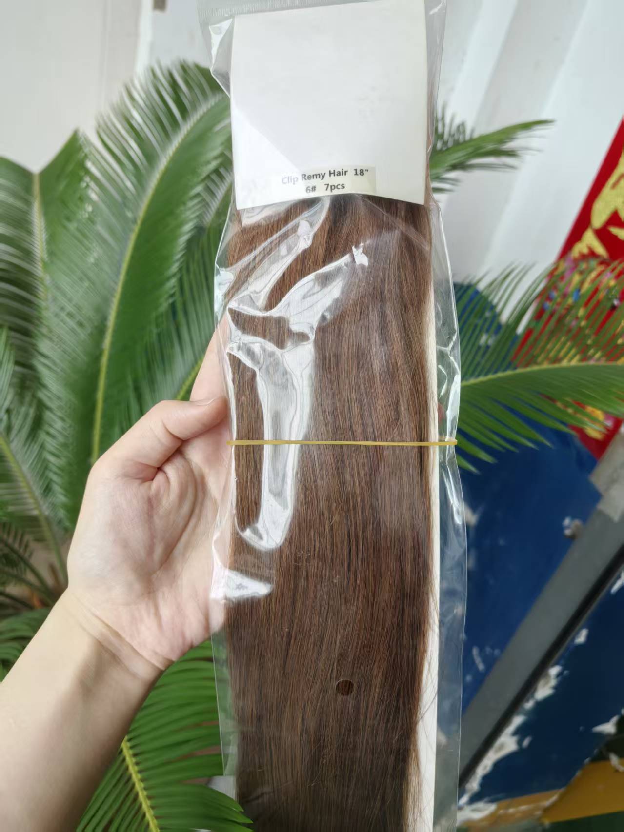 Brown Premium Classic Clip-In Hair Extensions (100g–130g)(#6) - ElevateHealthTech