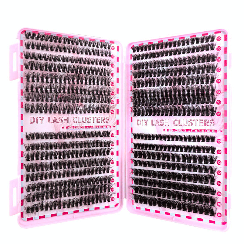 DIY Fluffy Cluster Lash Extension Kit – 40 Row Volume Lash Tray - ElevateHealthTech