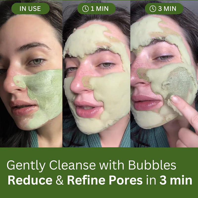 Holy Basil Bubble Deep Mask – 90g Clay & Foam Detox Mask for Pores, Oil & Blackheads - ElevateHealthTech