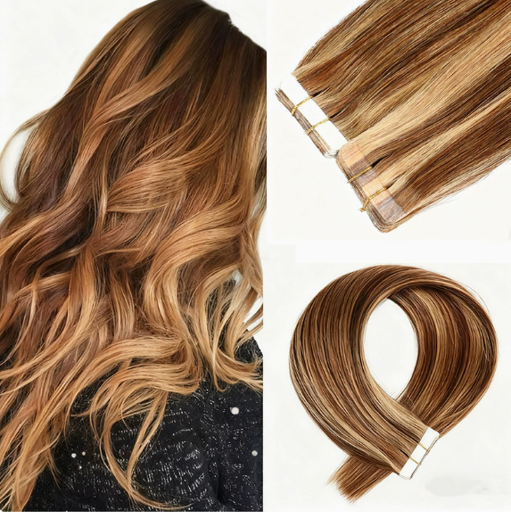 Chocolate Brown Balayage / Tape-Ins 50g(#4-27) - ElevateHealthTech