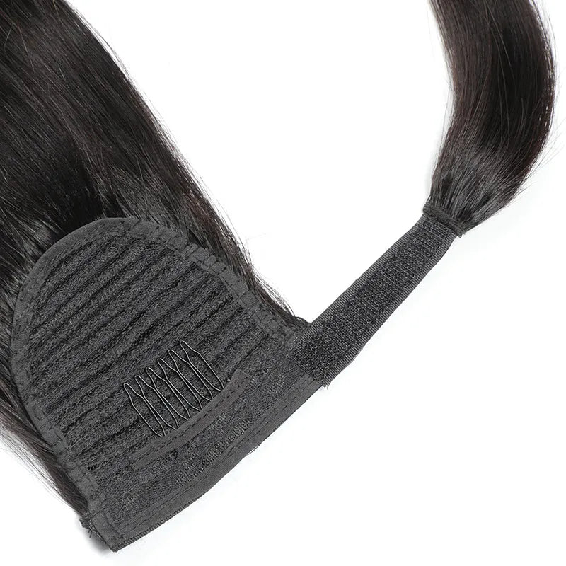 Natural Black premium ponytail(1B)(75g-100g) - ElevateHealthTech