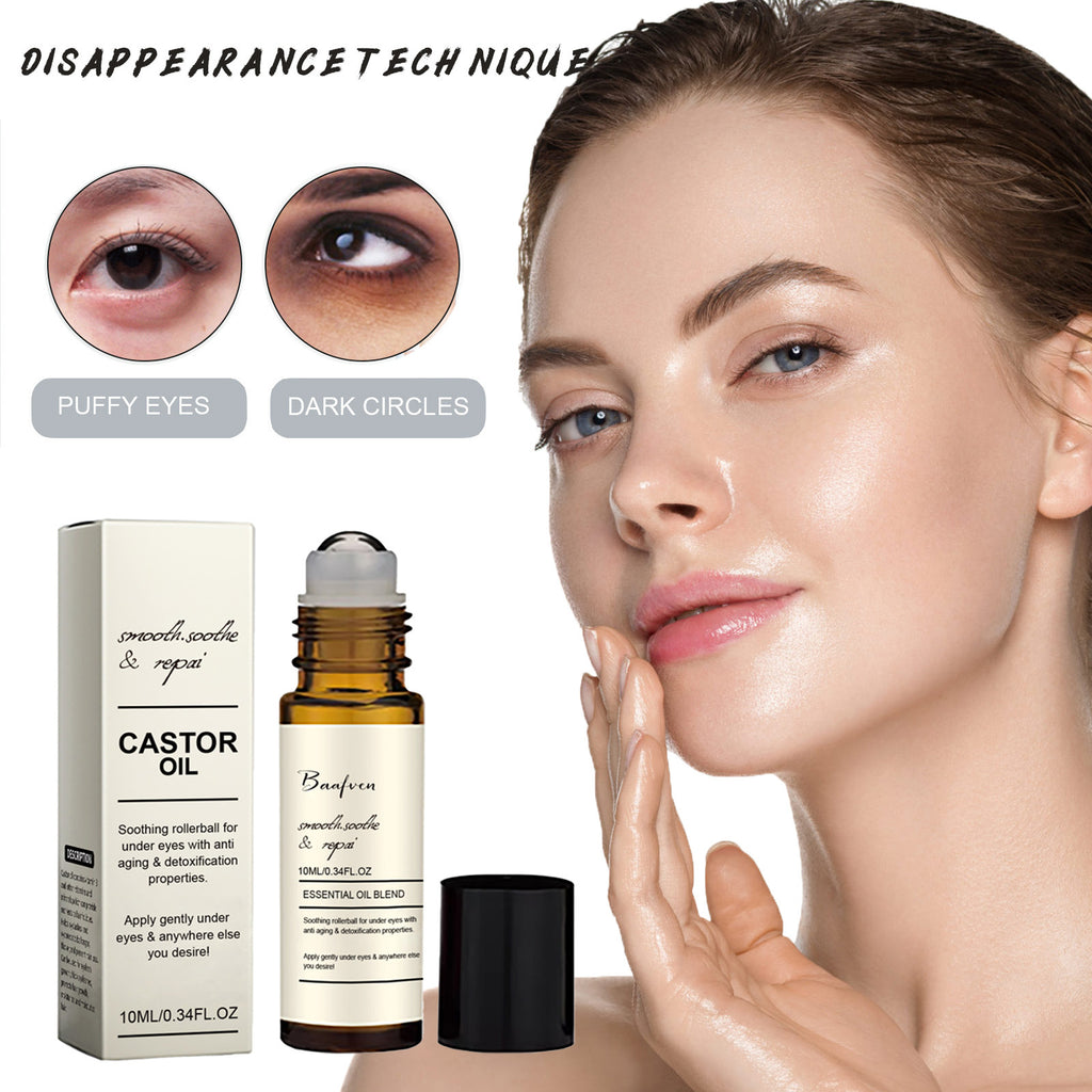 Time Eraser Under Eye Rollerball – Brighten & Refresh with Castor Oil & Frankincense - ElevateHealthTech