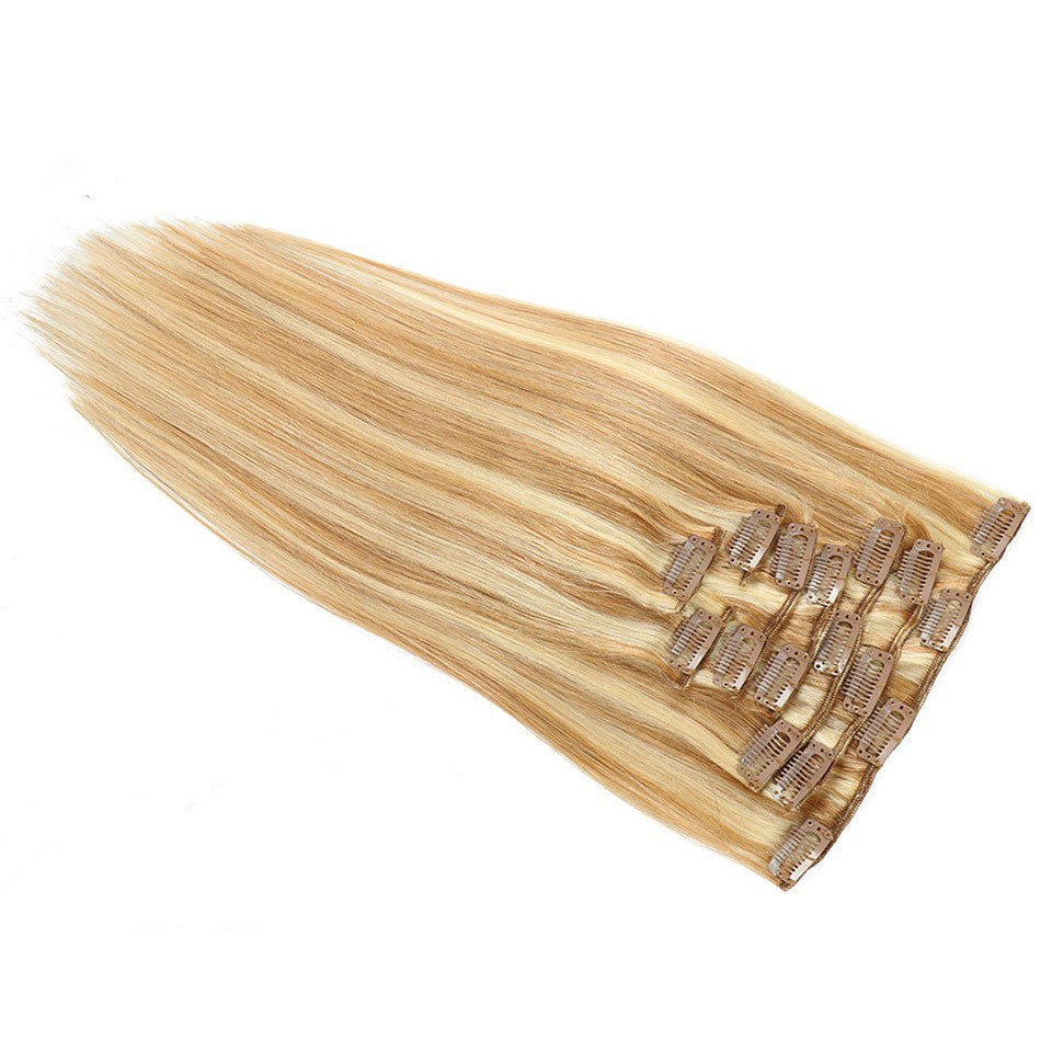 Champagne Bronde Highlights / Classic Clip-Ins (100g-120g)(#18/613) - ElevateHealthTech