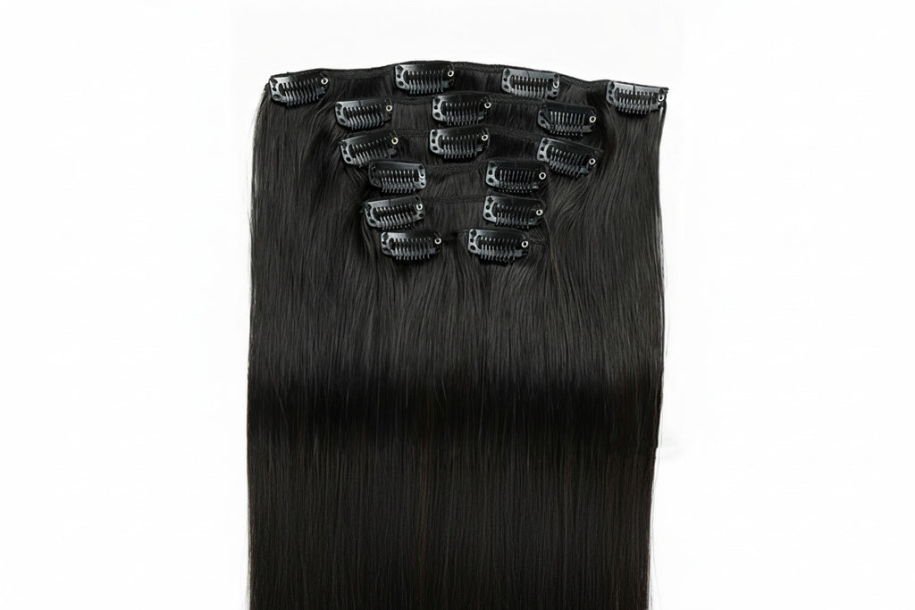 Natural Black /  Classic Clip-Ins (100g-120g) (1B) - ElevateHealthTech