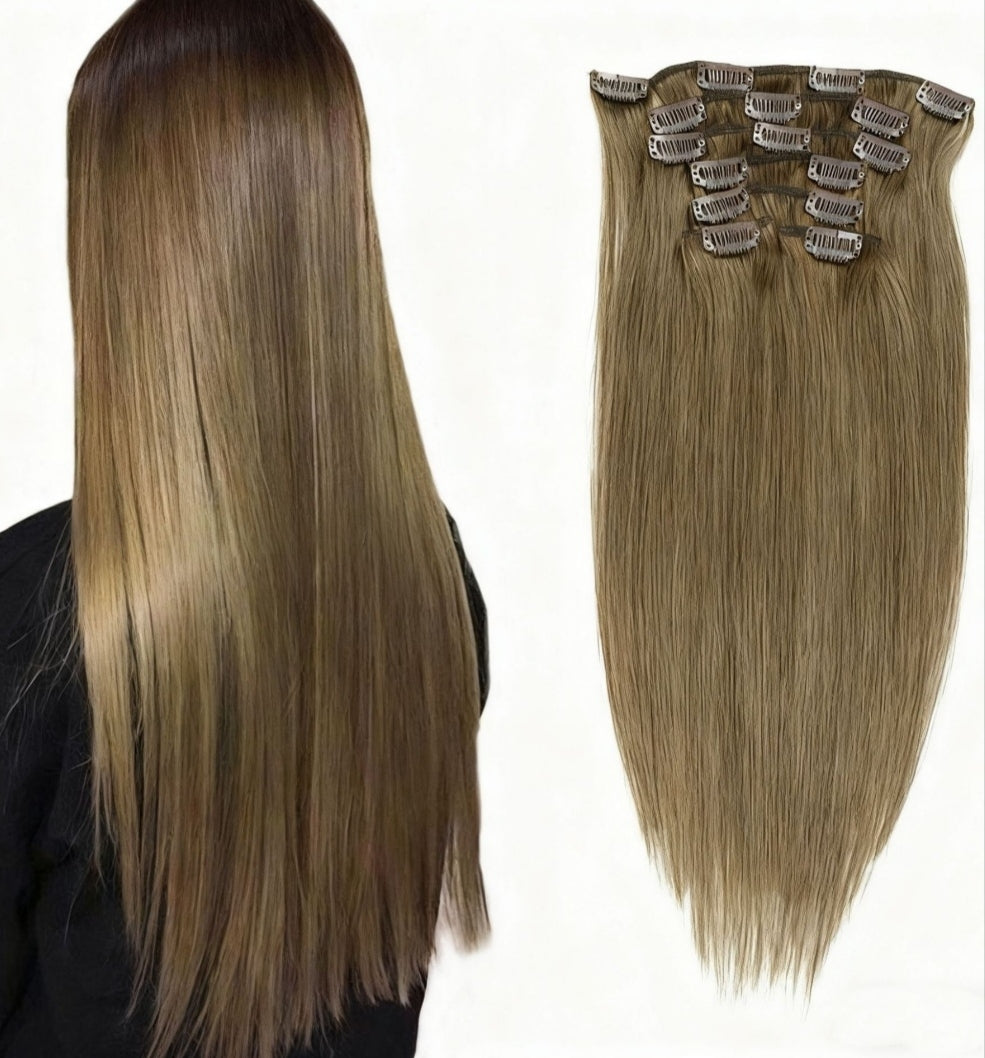 Chocolate Dip Color Melt /  Classic Clip-Ins (100g-120g)(#8) - ElevateHealthTech