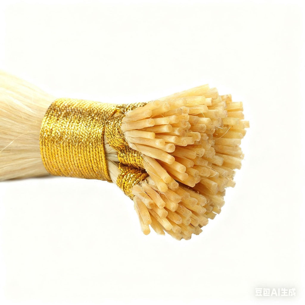 Yellowish Blonde Premium I-tip Hair Extensions 50g(#613) - ElevateHealthTech