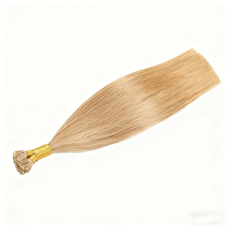 Honey Copper Blonde Premium I-tip Hair extensions 50g(#16) - ElevateHealthTech