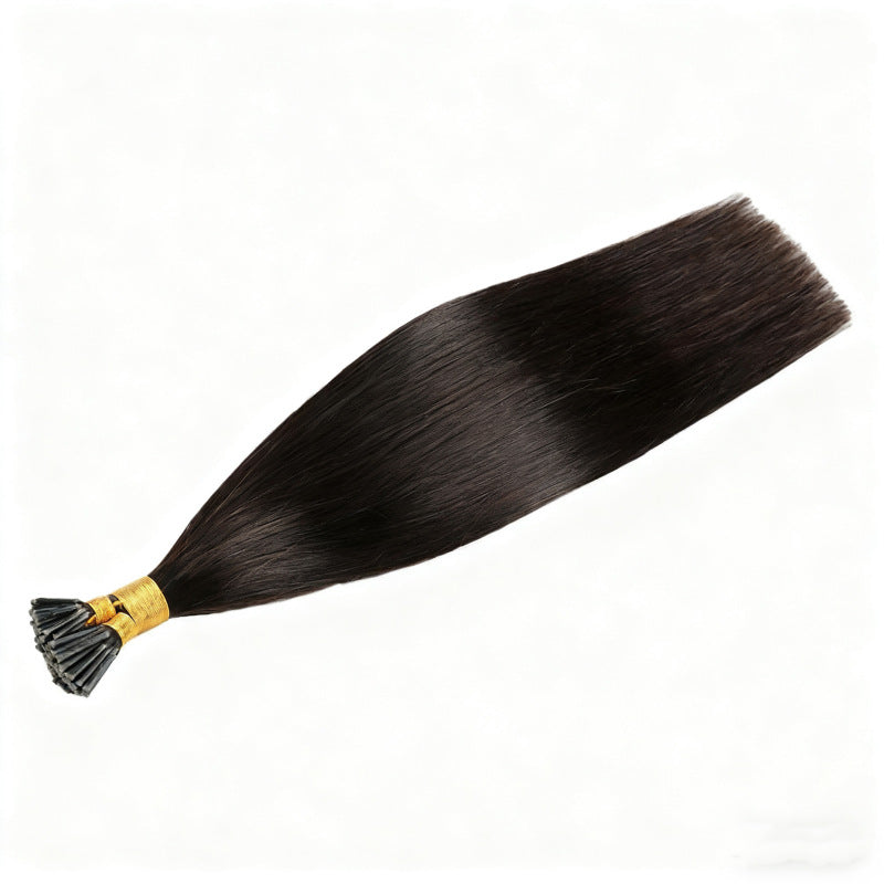 Seal Brown Premium I-tip Hair Extensions 50g(#1B) - ElevateHealthTech